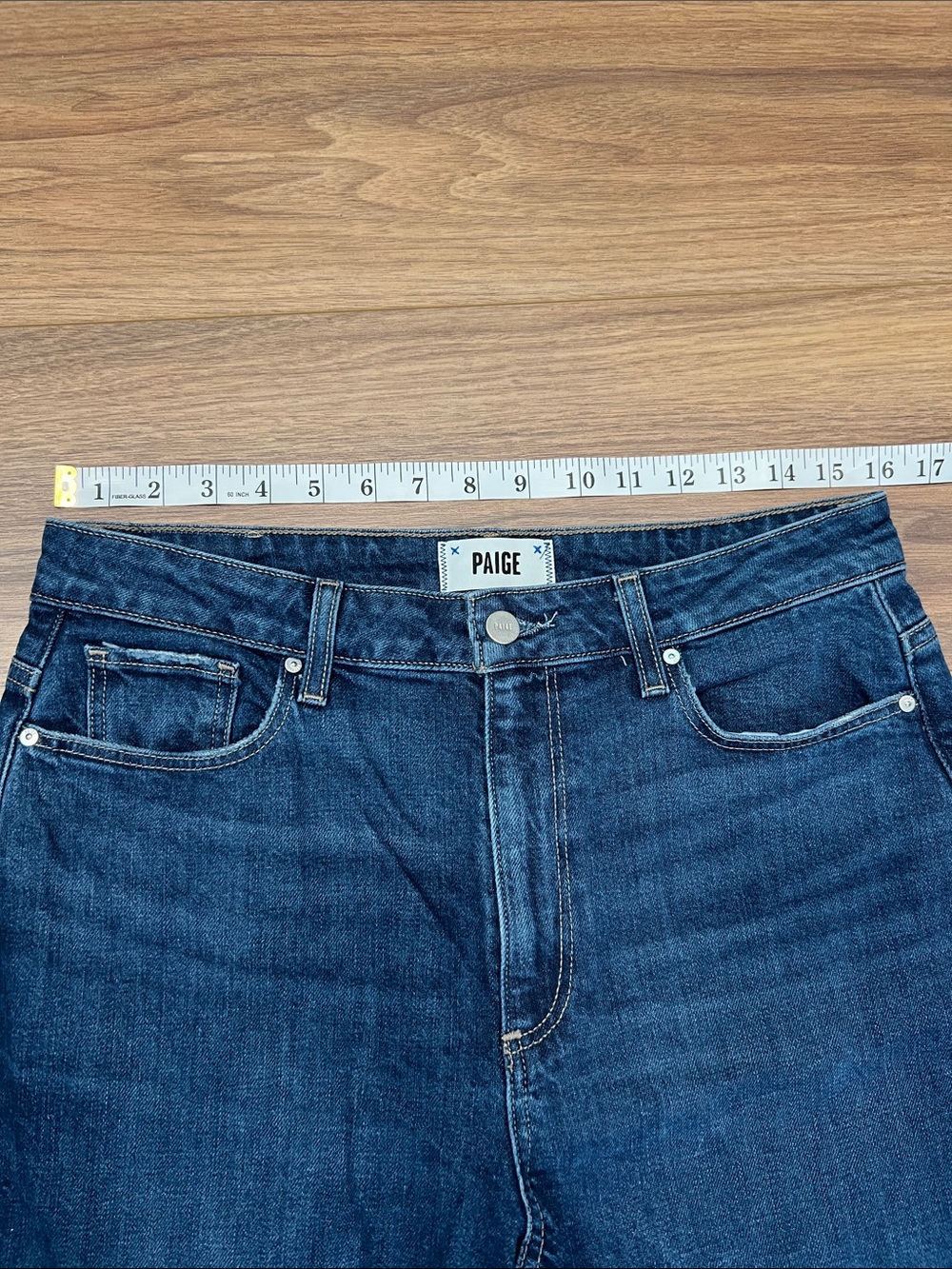 Paige Wide Leg Harper Jeans in Gracie Lou Size 30 - Picture 8 of 14